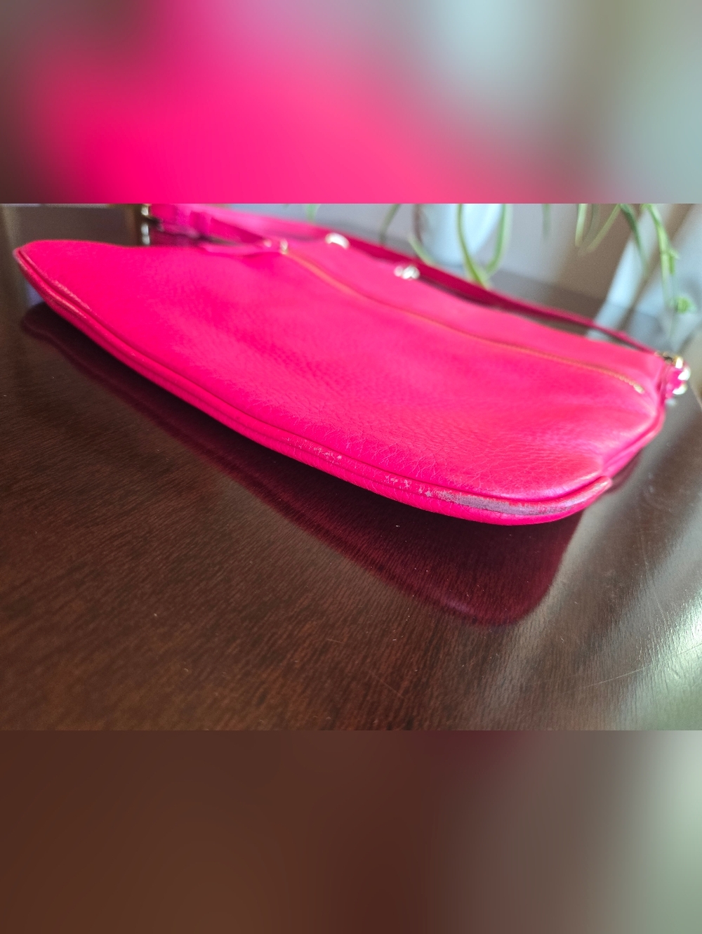 ✨ Kate Spade Hot Pink Crossbody ✨ Barbiecore Pebbled Leather 🎀 - Picture 6 of 15